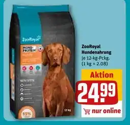 REWE DE ZooRoyal Hundenahrung, EUR 24.99 tilbud