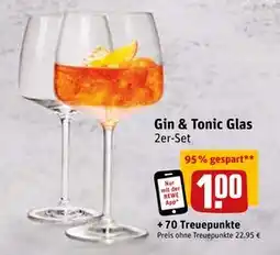 REWE DE Gin & Tonic Glas, EUR 22.95 tilbud