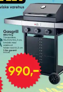 BigDollar Gasgrill bbq king tilbud