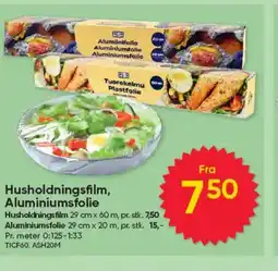 BigDollar Husholdningsfilm, Aluminiumsfolie tilbud