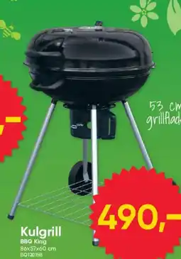 BigDollar Kulgrill BBQ King BQ12015B tilbud