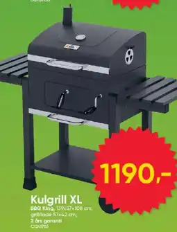 BigDollar Kulgrill XL BBQ King tilbud