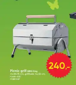 BigDollar Picnic grill BBQ King tilbud