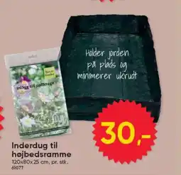 BigDollar Inderdug til højbedsramme tilbud