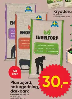 BigDollar Plantejord, naturgødning, dækbark tilbud