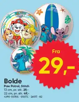 BigDollar Bolde Paw Patrol, Stitch tilbud