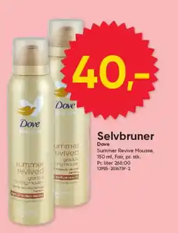 BigDollar Selvbruner Dove tilbud