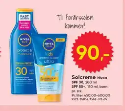 BigDollar Solcreme Nivea tilbud