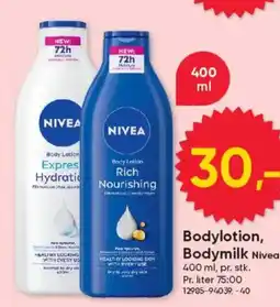 BigDollar Bodylotion, Bodymilk Nivea tilbud
