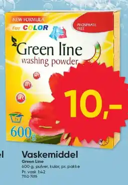 BigDollar Vaskemiddel Green Line tilbud