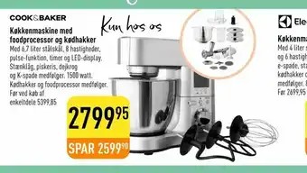 Imerco Køkkenmaskine med foodprocessor og kødhakker tilbud