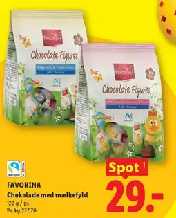 Lidl Chokolade figurer (med mælke fyld) tilbud