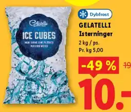 Lidl GELATELLI Isterninger (Ice Cubes) tilbud