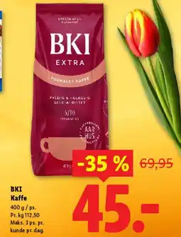 Lidl BKI Extra Kaffe tilbud