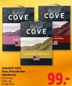 Lidl SUNLIGHT COVE (boxed wine) tilbud