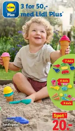 Lidl LUPILU Sandlegetøj - sæt tilbud