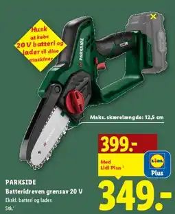 Lidl PARKSIDE Batteridreven grensav 20 V tilbud