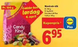 Lidl Candy King - Bland selv-slik tilbud