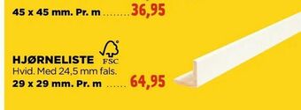 jem & fix Hjørneliste tilbud