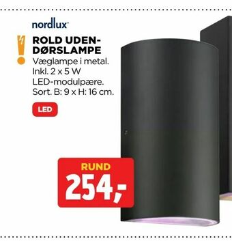 Rold udendørslampe