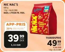 Scandinavian Park NIC NAC'S tilbud