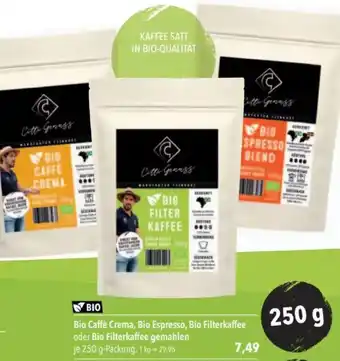 Citti Bio Caffè Crema, Bio Espresso, Bio Filterkaffee oder Bio Filterkaffee gemahlen tilbud