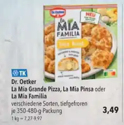 Citti Dr. Oetker La Mia Grande Pizza, La Mia Pinsa oder La Mia Familia tilbud