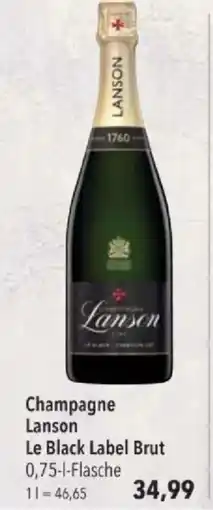 Citti Champagne Lanson Le Black Label Brut tilbud