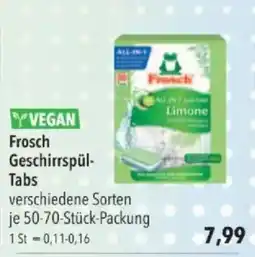 Citti Frosch Geschirrspül- Tabs tilbud