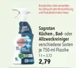 Citti Sagrotan Küchen-, Bad- oder Allzweckreiniger tilbud