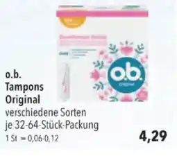 Citti O.B. Tampons Original tilbud