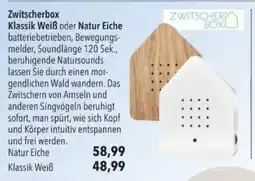 Citti Zwitscherbox Klassik Weiß oder Natur Eiche tilbud