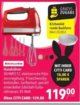 Citti KitchenAid Handrührer 5KHM9212 tilbud