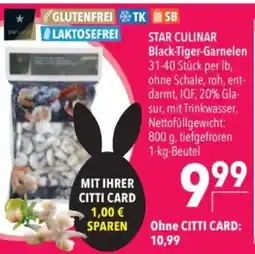 Citti STAR CULINAR Black-Tiger-Garnelen tilbud