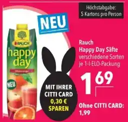 Citti Rauch Happy Day Säfte tilbud
