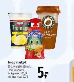 Føtex To-go marked tilbud
