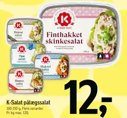 Føtex K-Salat pålægssalat tilbud