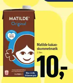 Føtex Matilde kakao- skummetmælk tilbud