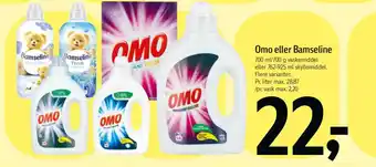 Føtex Omo eller Bamseline tilbud