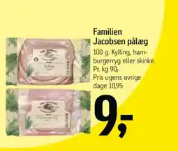 Føtex Familien Jacobsen pålæg tilbud