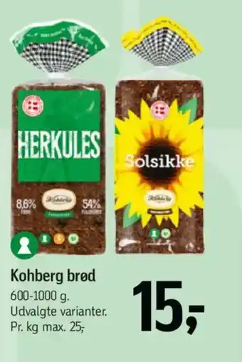 Føtex Kohberg brød tilbud
