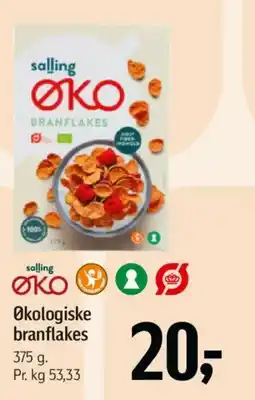 Føtex Salling Økologiske branflakes tilbud