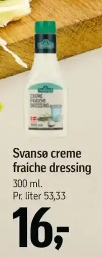 Føtex Svanso creme fraiche dressing tilbud
