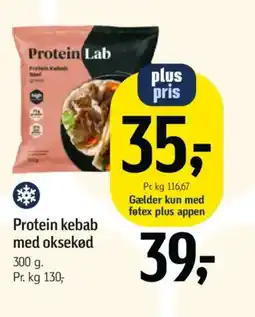 Føtex Protein kebab med oksekød tilbud