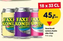 BorderShop Faxe Kondi (18 x 33 cl pack) tilbud