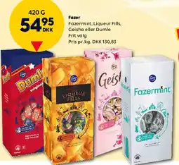 BorderShop Fazer gaveæsker / chokolade tilbud