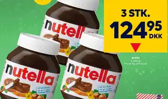 BorderShop Nutella (3 stk.) tilbud