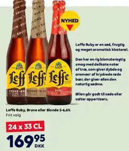 BorderShop Leffe Ruby / Brune / Blonde tilbud