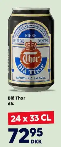 BorderShop Blå Thor tilbud