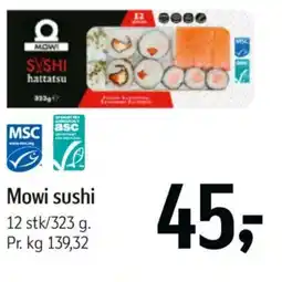 Føtex Mowi sushi tilbud
